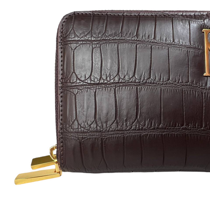 HUNTER wallet in WINE BLACK